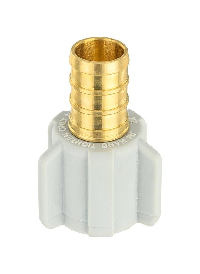 EFIELD (Pack of 2) EFIELD Pex 3/4" Pex x 1/2" Female NPT Swivel Adapter Barb Crimp Brass Pex Fittings, ASTM F1807 (2),(PEX1807305) - Image 5